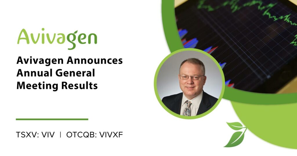Avivagen Announces AGM Results